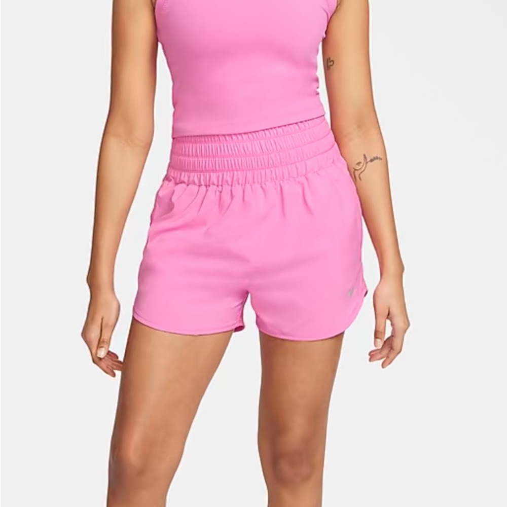 NWT Nike High Waist Pink Shorts